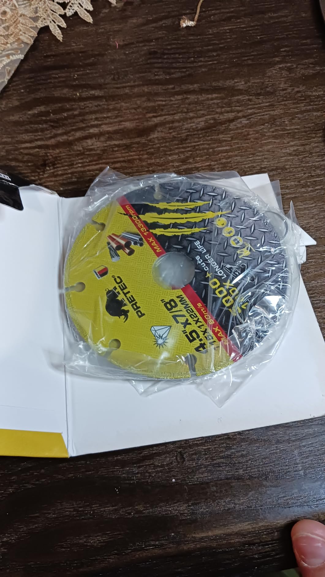 Diamond Cutting Wheel, 4 1/2 Inch Cut Off Wheel with 7/8