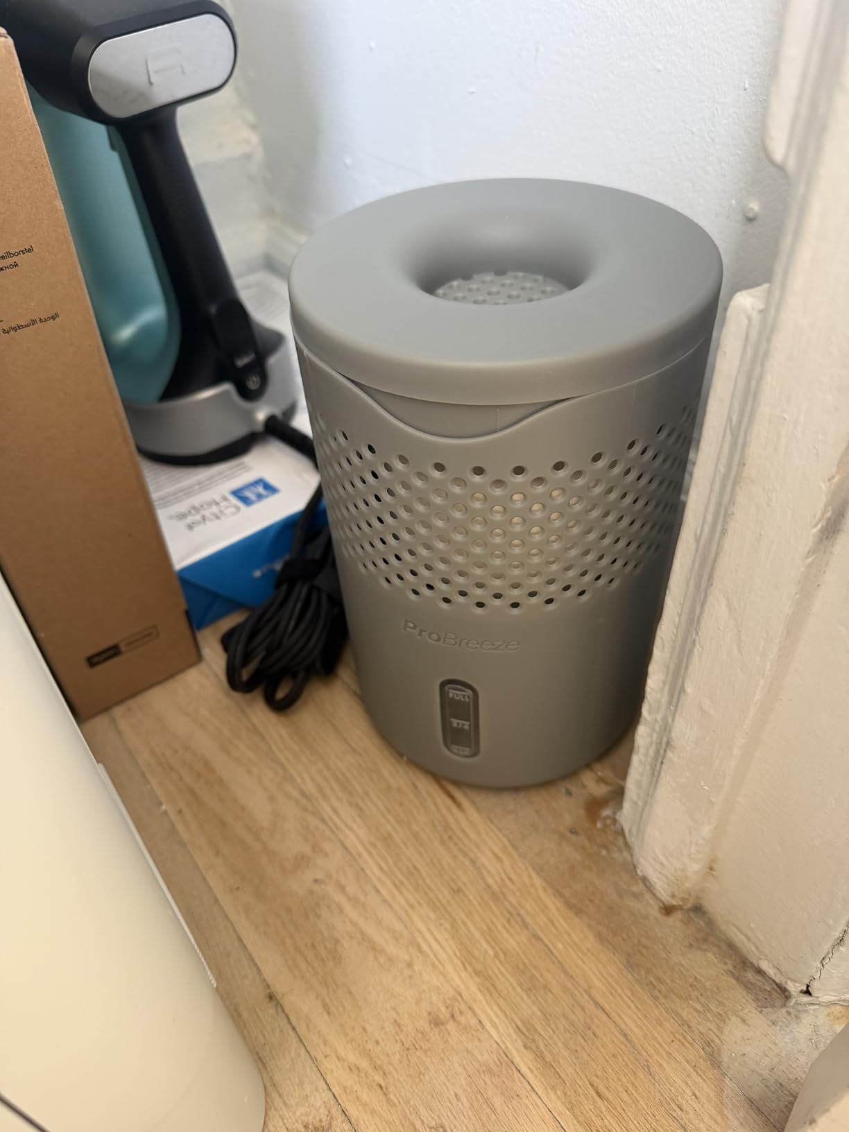 Pro Breeze Osmo Non-Electric Moisture Absorber, 44 fl.oz, Included 1.54lb Refillable Tablet, Lasts 100 Days, Ideal Silent Mini Dehumidifier for Closet, Bathroom & Bedroom, Fragrance Free, White customer photo 2