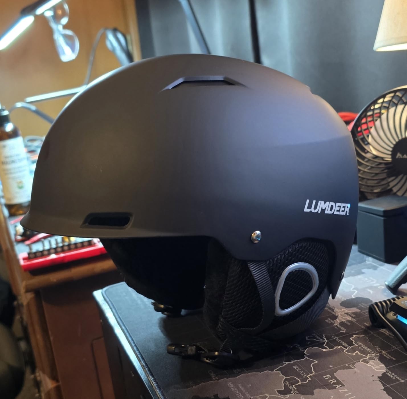 LUMDEER Ski Helmet with 2 in 1 Visor Goggles, UV Protection Snowboard Helmet, Certified Ajustable Snow Sport Helmets for Men Women Skiing, Skating, Snowboarding customer photo 2