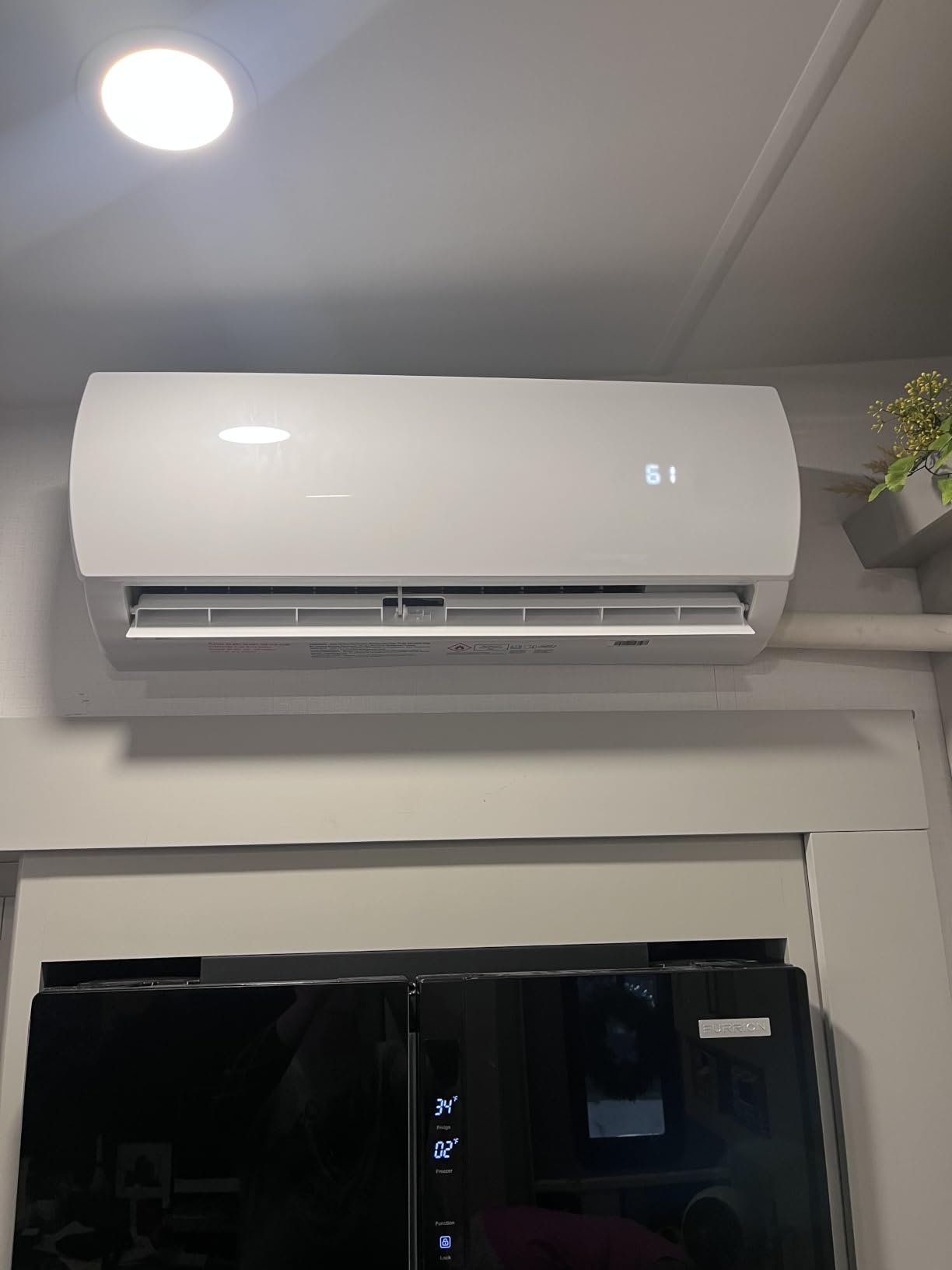 Mountman 9000 BTU Mini Split AC/Heating System,19 SEER2 110/120V Energy Efficient Ductless Inverter System,Cools Up to 450 Sq.Ft with Pre-Charged Condenser,Heat Pump & Installation Kits customer photo 2