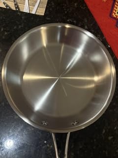 MICHELANGELO Fully Clad Tri-Ply Stainless Steel 12 Inch Frying Pan with Lid customer photo 2