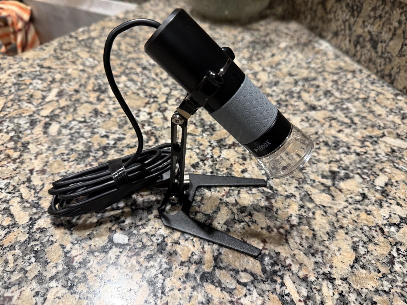 1080P Handheld Digital Microscope, 50-1000X Magnification Portable USB Microscope with Adjustable Stand, Compatible with iPhone Android Mac Windows PC customer photo 2
