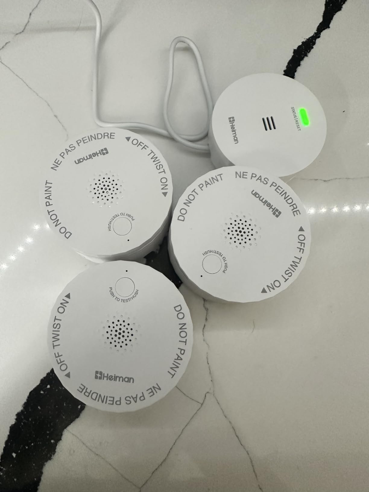 Heiman Smart Wireless Interconnected Smoke Detector, 6-Pack + Gateway, S1-R customer photo 2