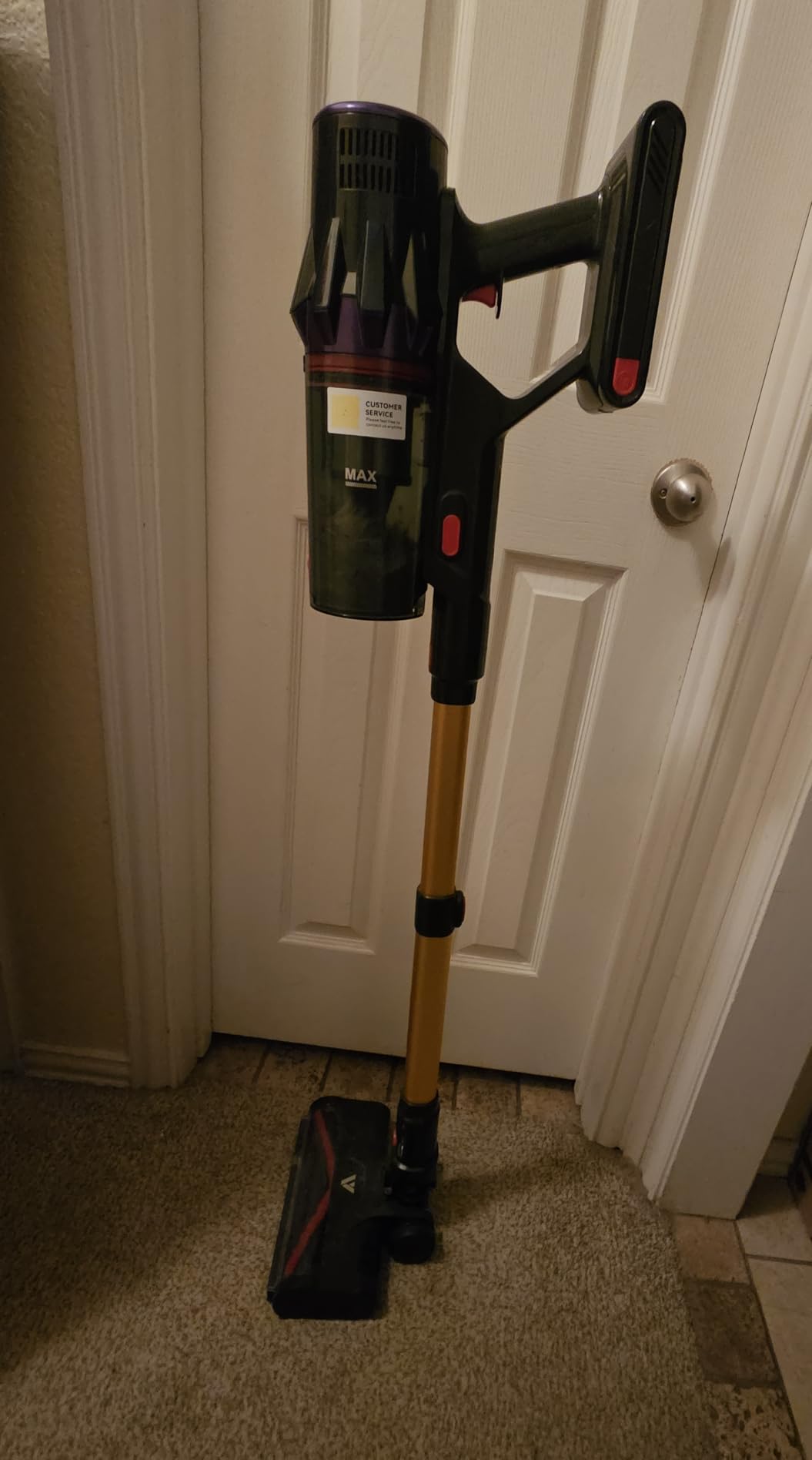 Coovy SU7 Ultra Cordless Vacuum Cleaner 55KPa/650W 80Mins Runtime, Gold customer photo 1