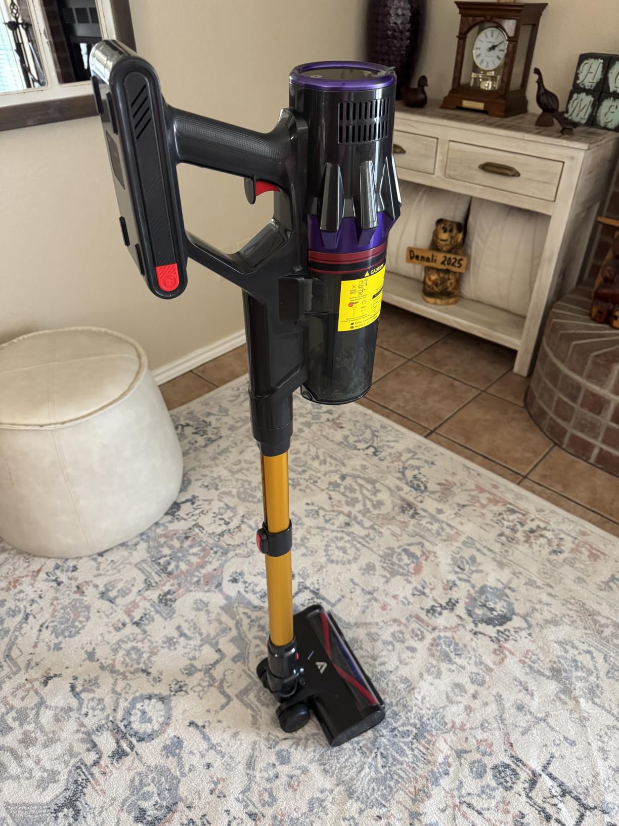 Coovy SU7 Ultra Cordless Vacuum Cleaner 55KPa/650W 80Mins Runtime, Gold customer photo 2