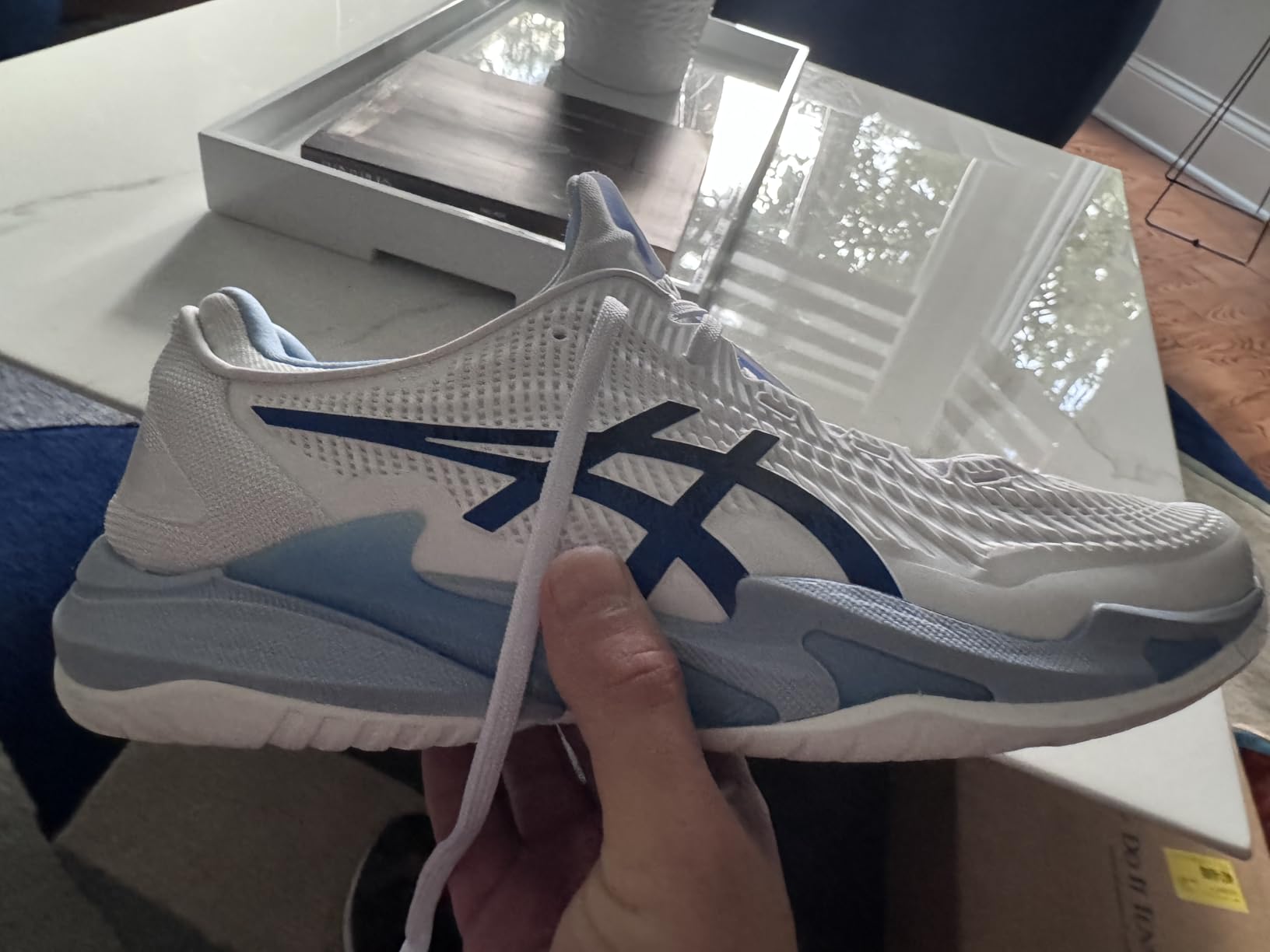 ASICS Men's Court FlyteFoam 3 Novak Tennis Shoe customer photo 1