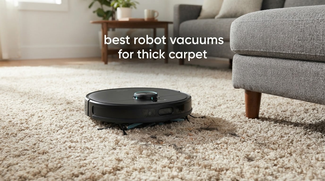 best robot vacuums for thick carpet