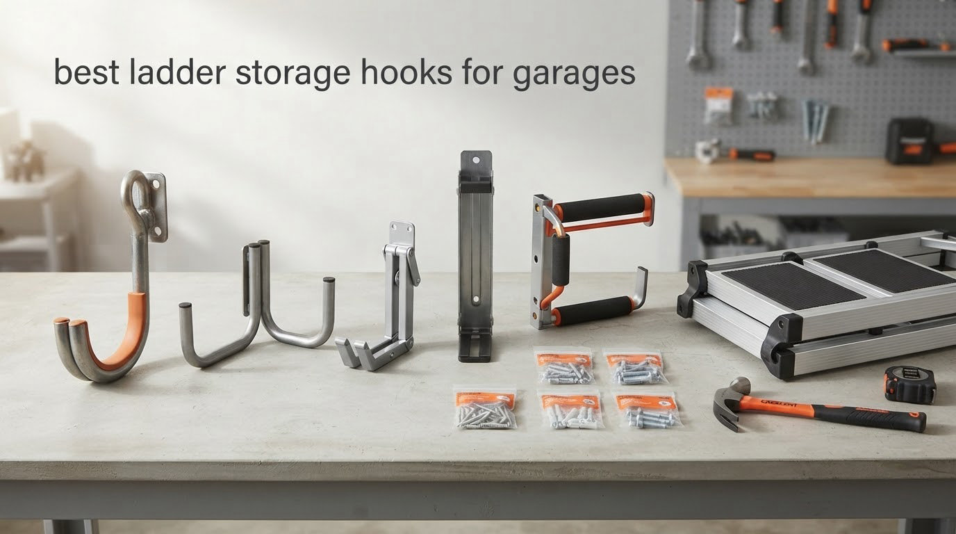 best ladder storage hooks for garages