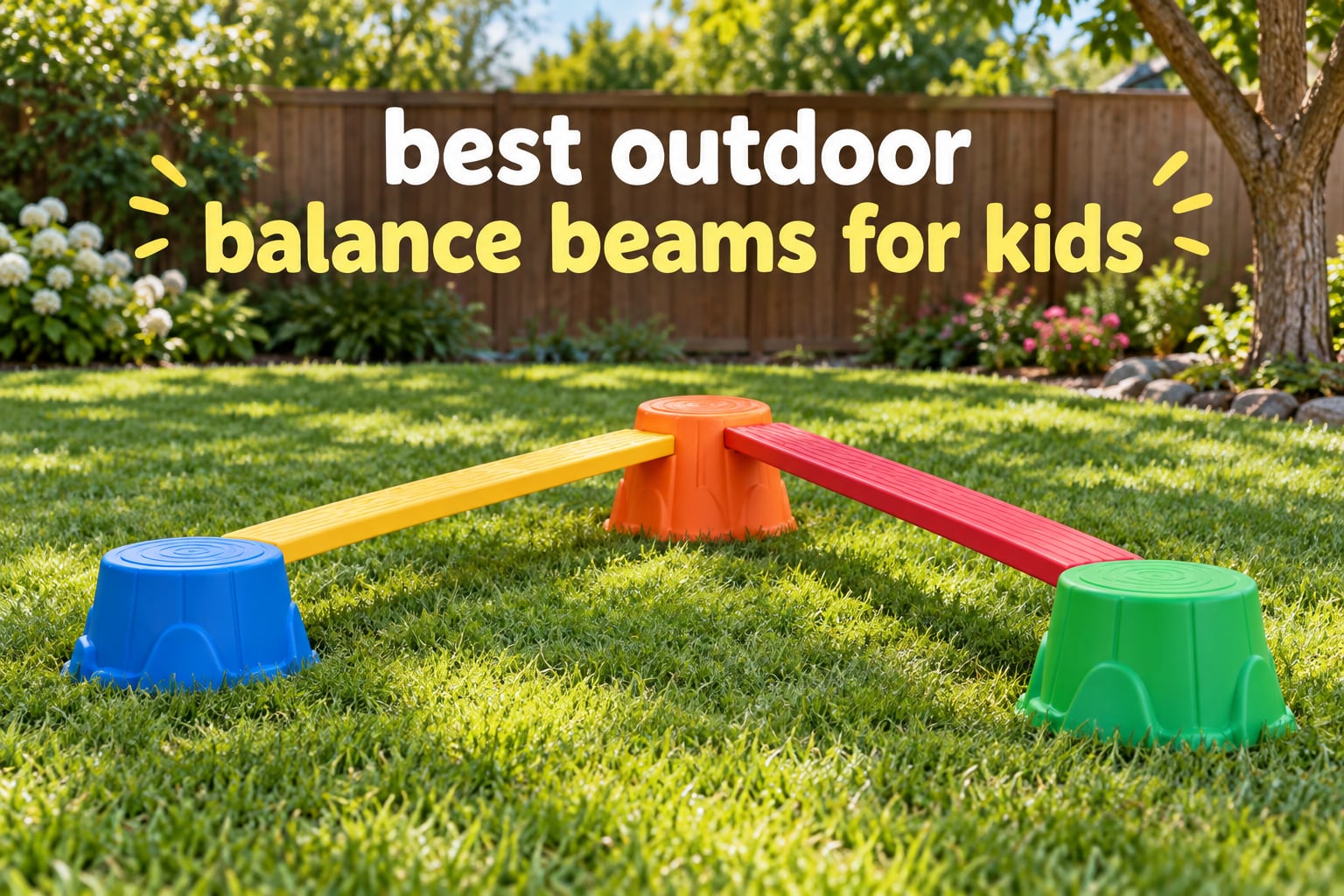 best outdoor balance beams for kids