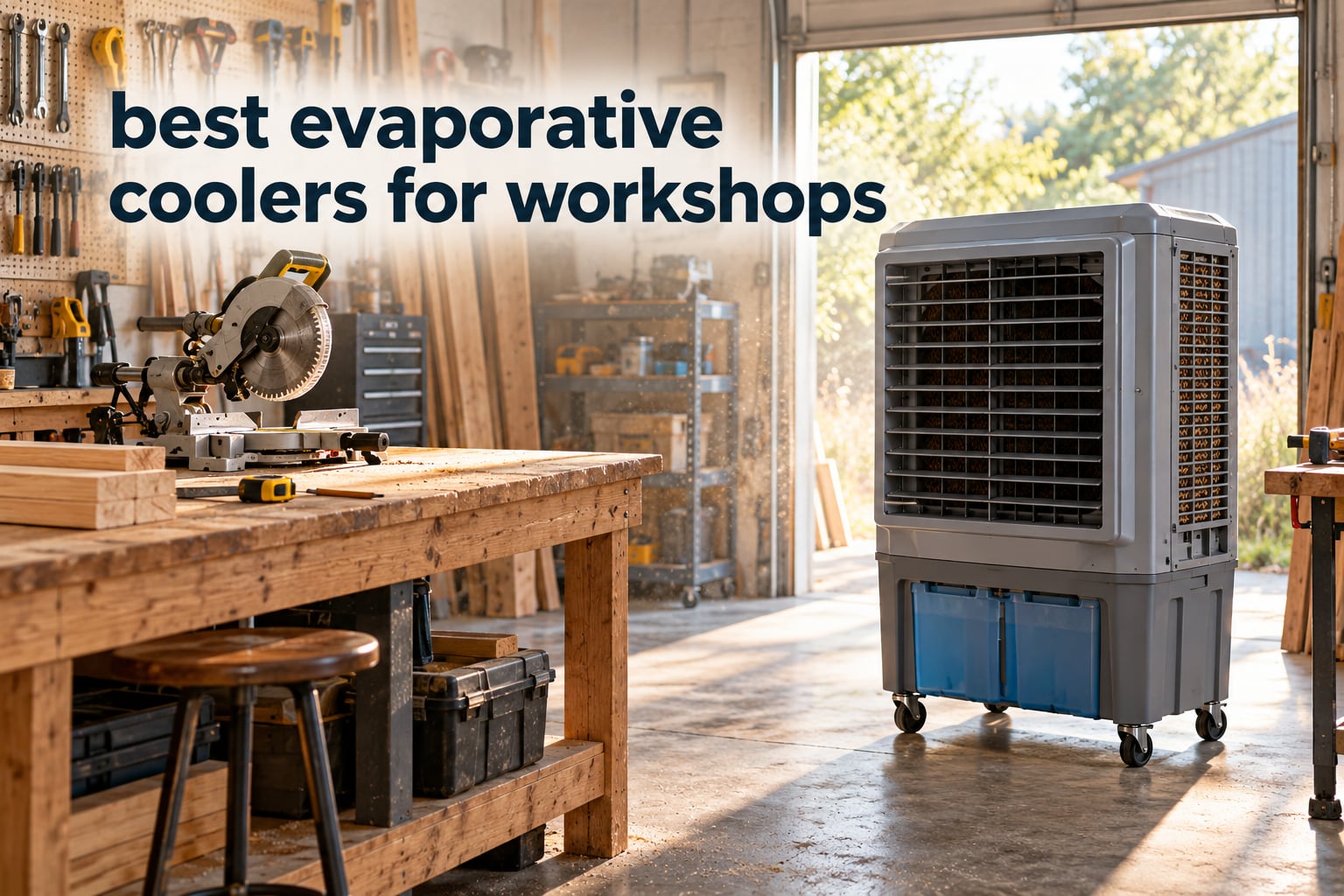 best evaporative coolers for workshops