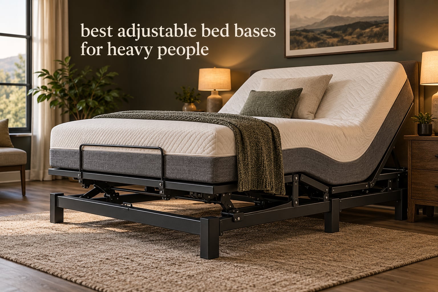 best adjustable bed bases for heavy people