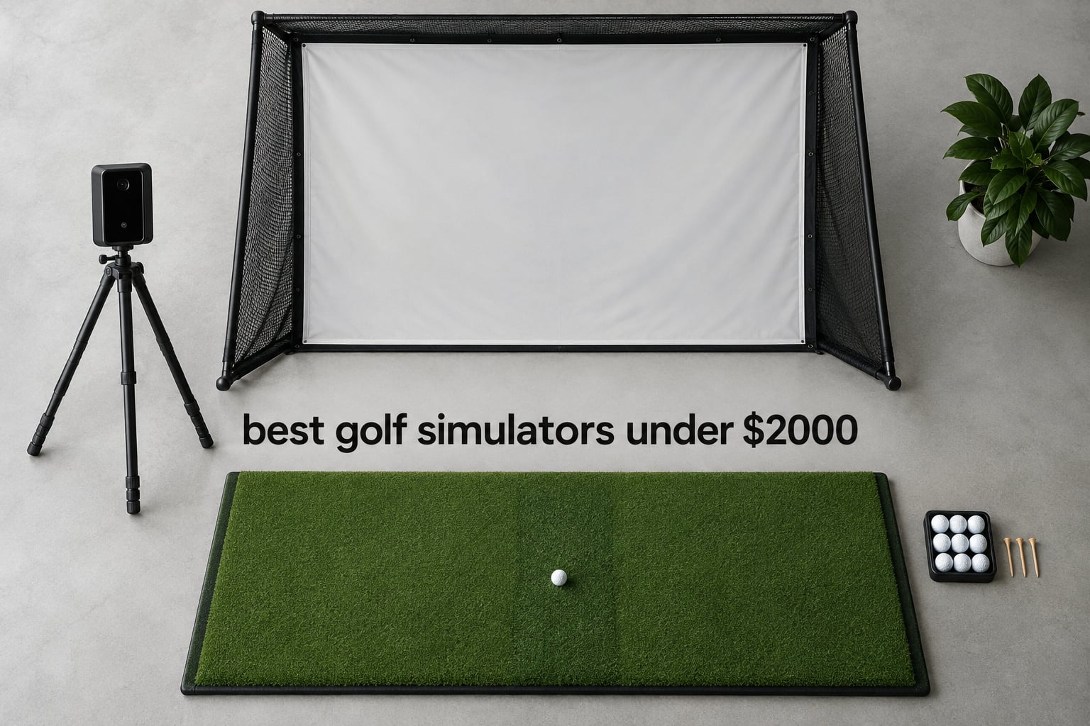best golf simulators under $2000