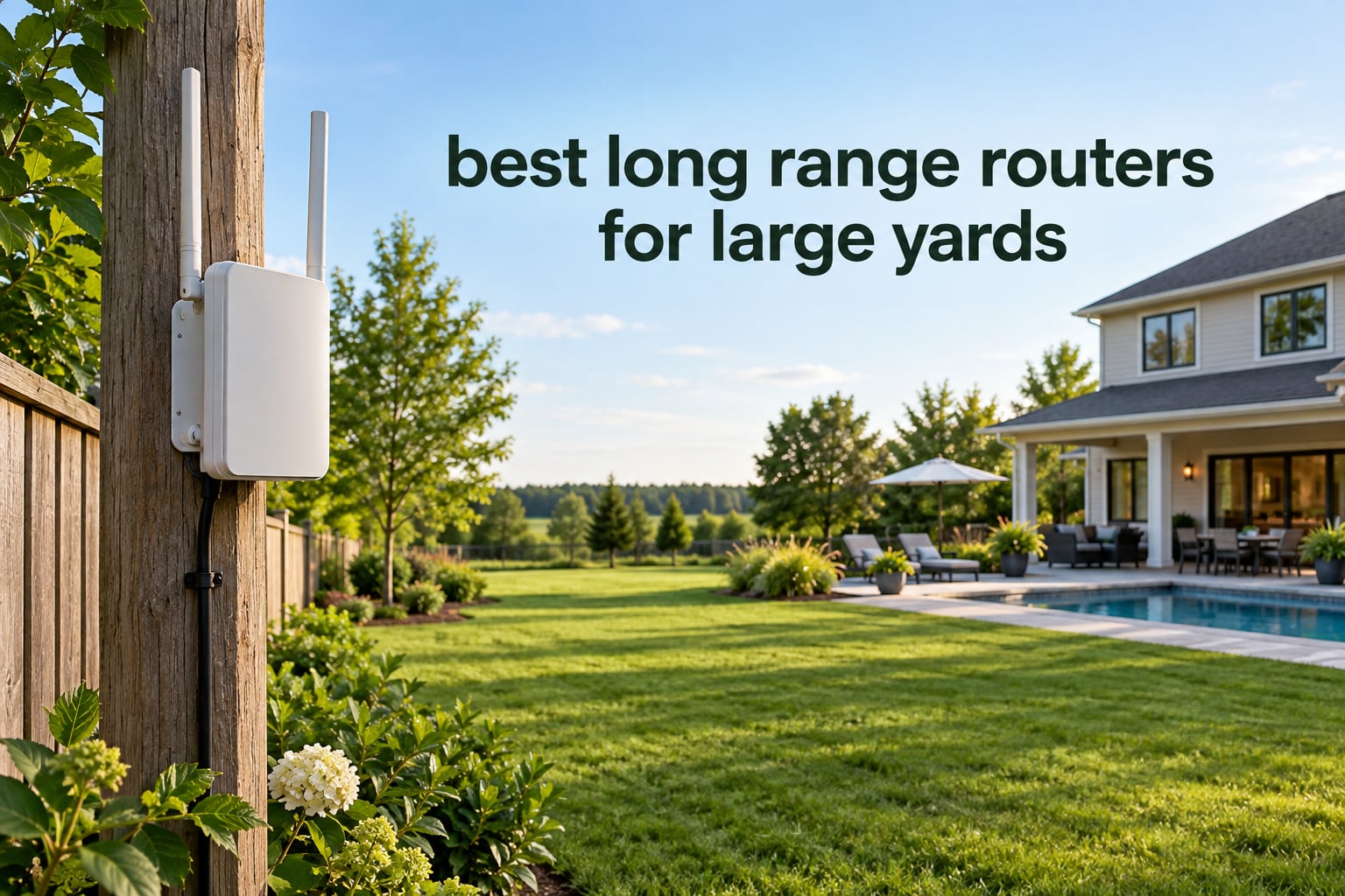 best long range routers for large yards