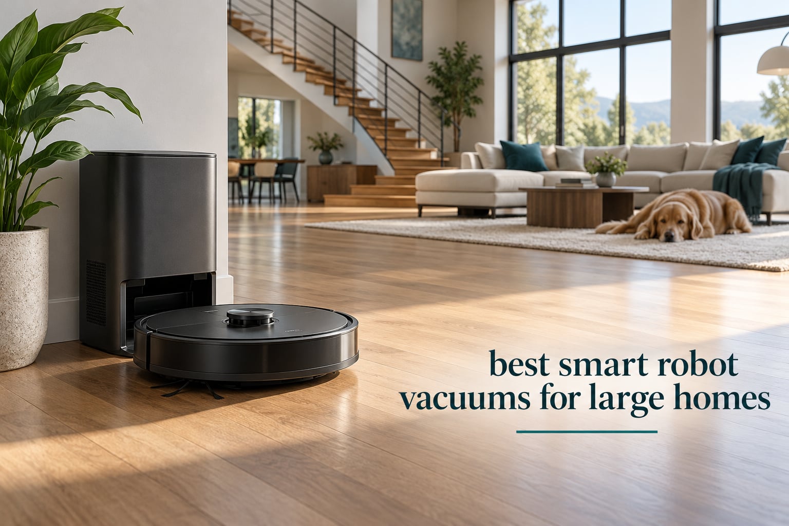 best smart robot vacuums for large homes