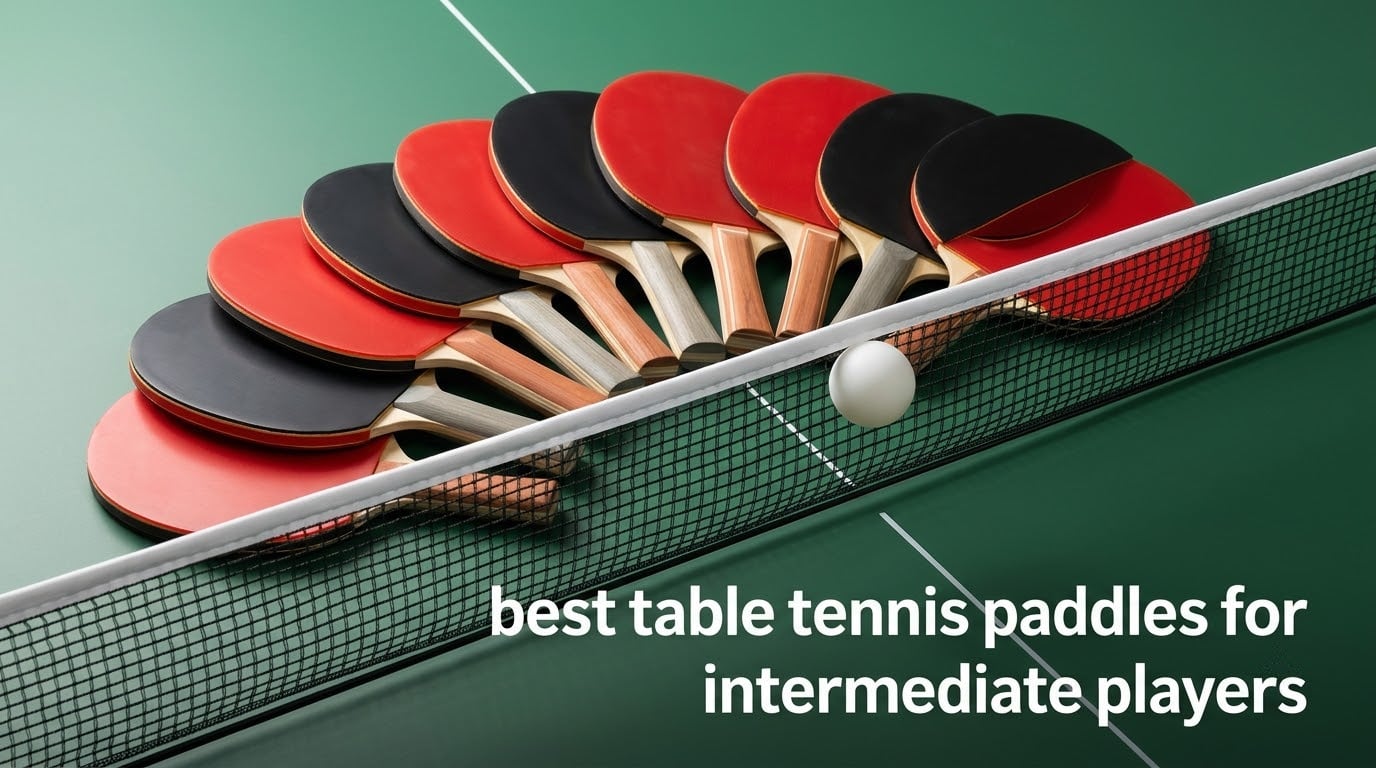 best table tennis paddles for intermediate players
