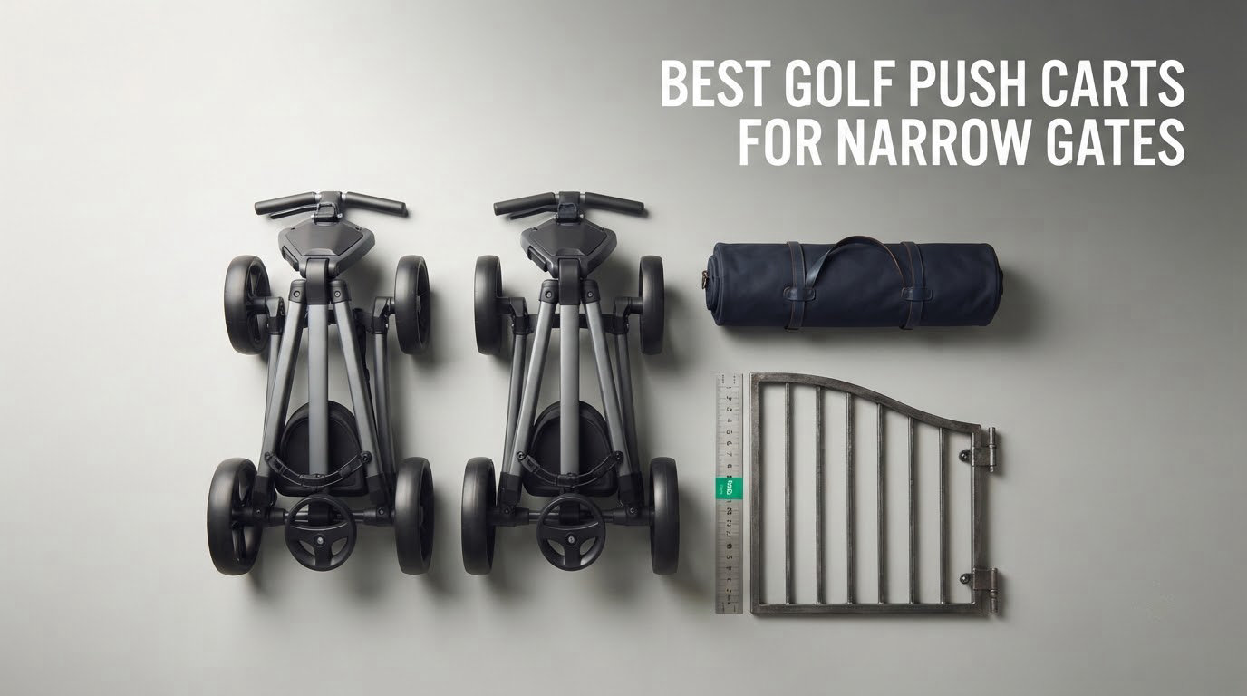 best golf push carts for narrow gates