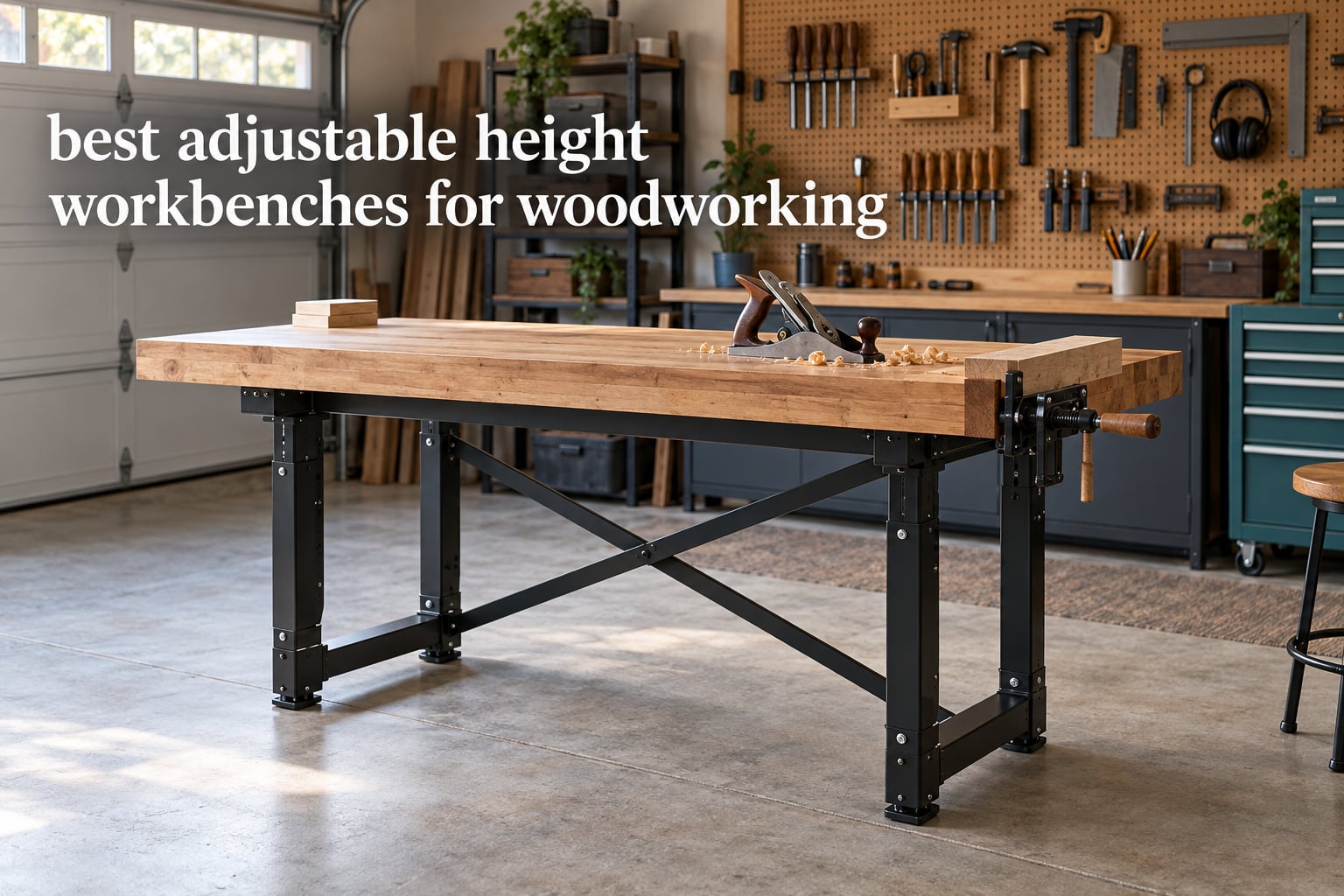 best adjustable height workbenches for woodworking
