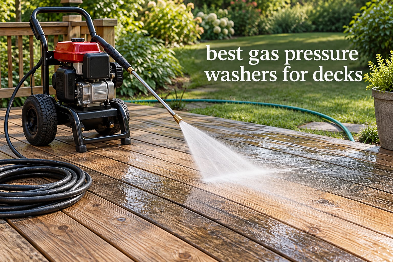 best gas pressure washers for decks