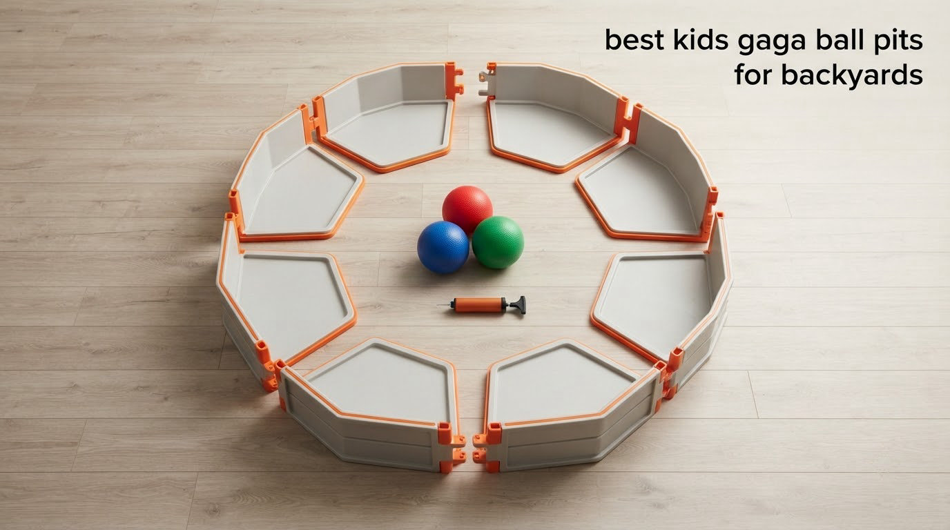 best kids gaga ball pits for backyards