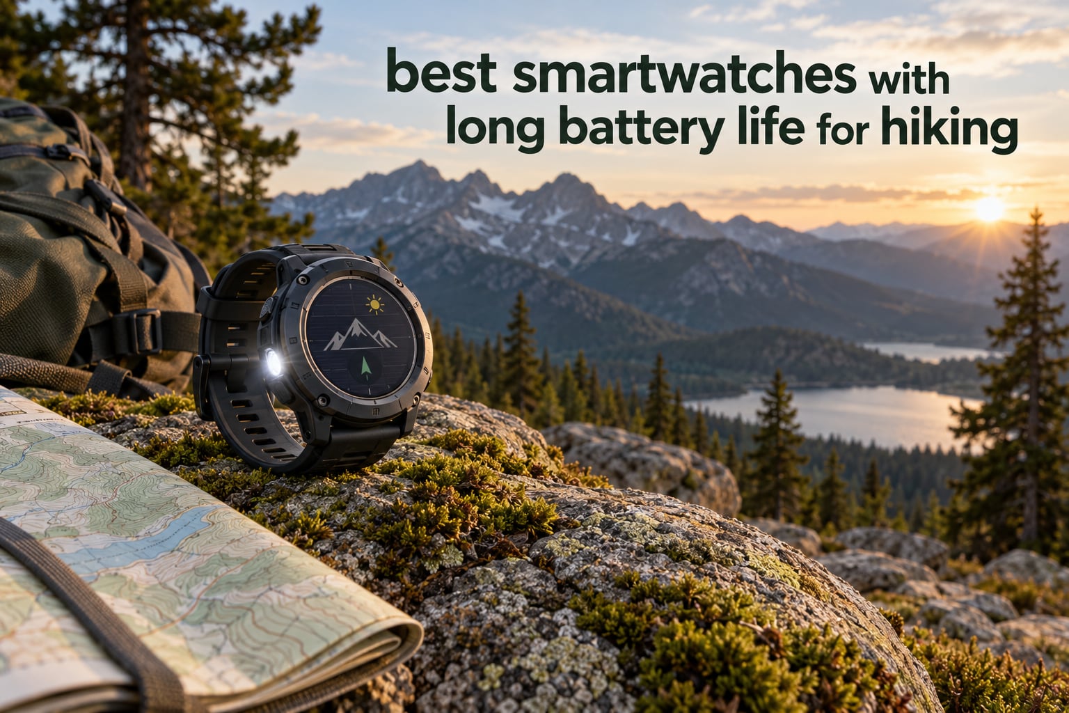 best smartwatches with long battery life for hiking