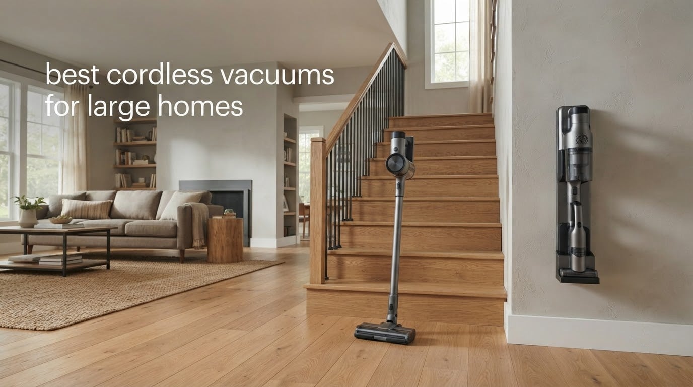 best cordless vacuums for large homes