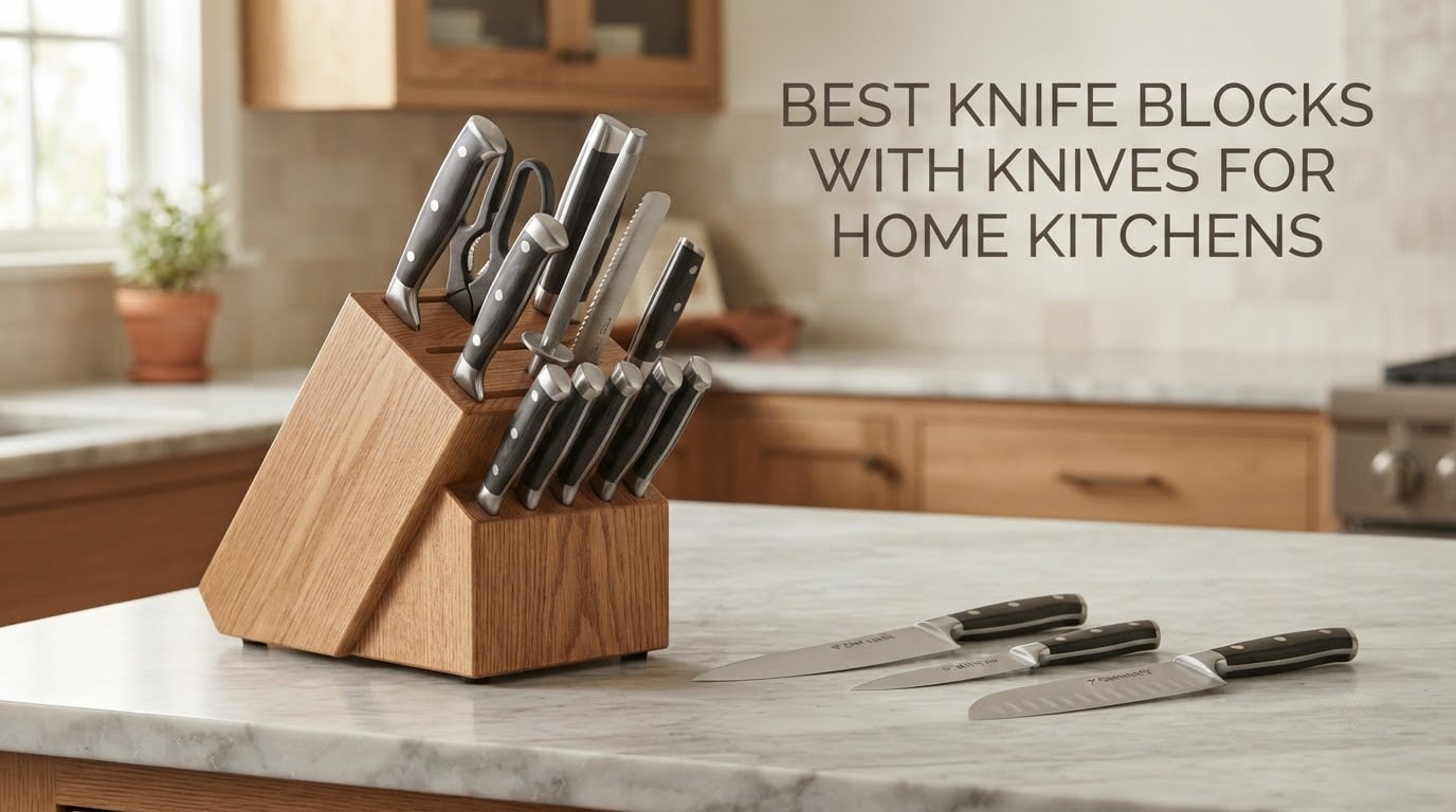 best knife blocks with knives for home kitchens