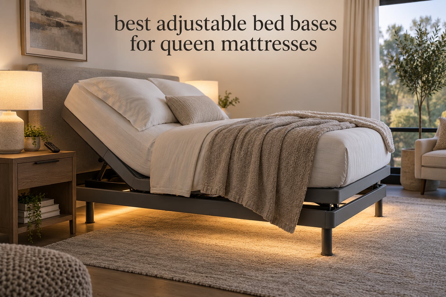 best adjustable bed bases for queen mattresses