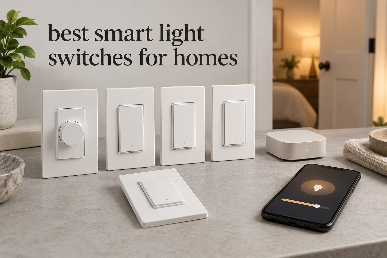 best smart light switches for homes