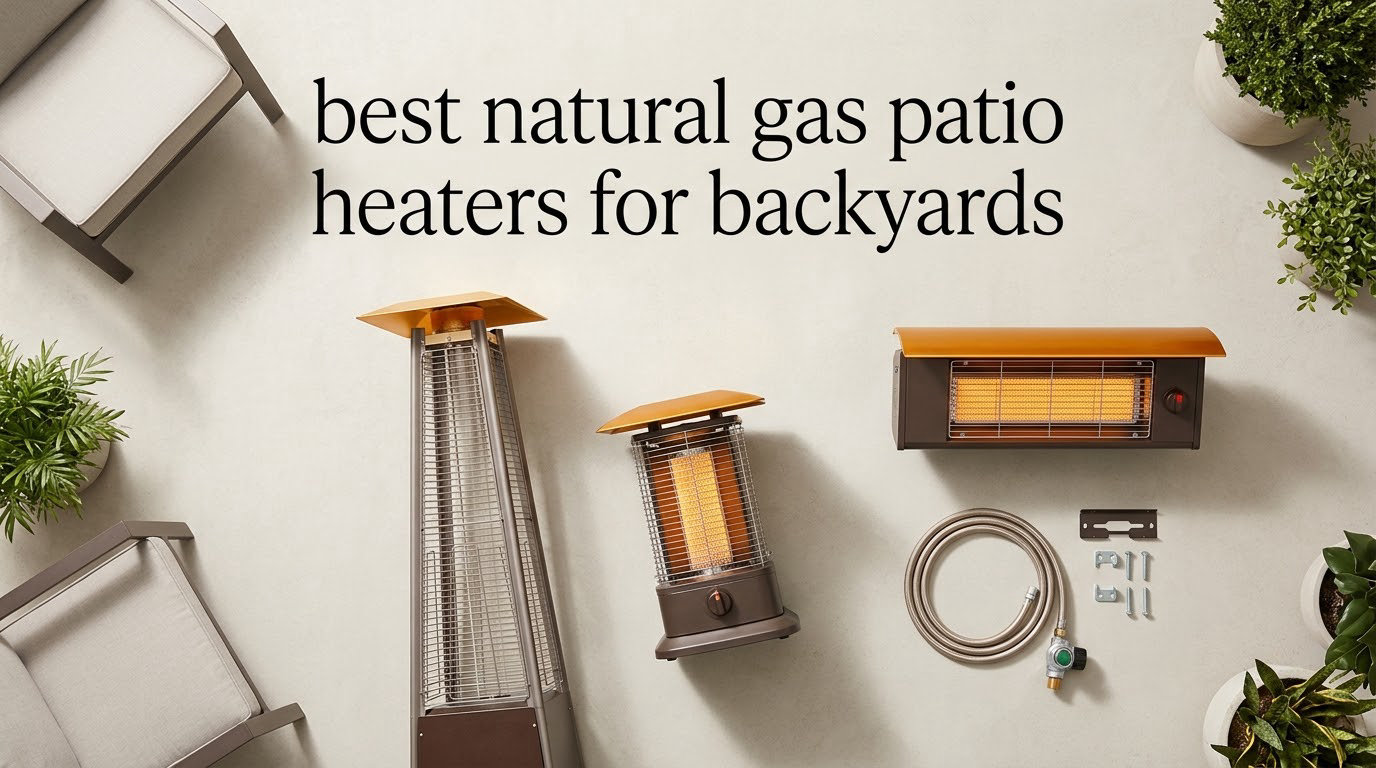 best natural gas patio heaters for backyards