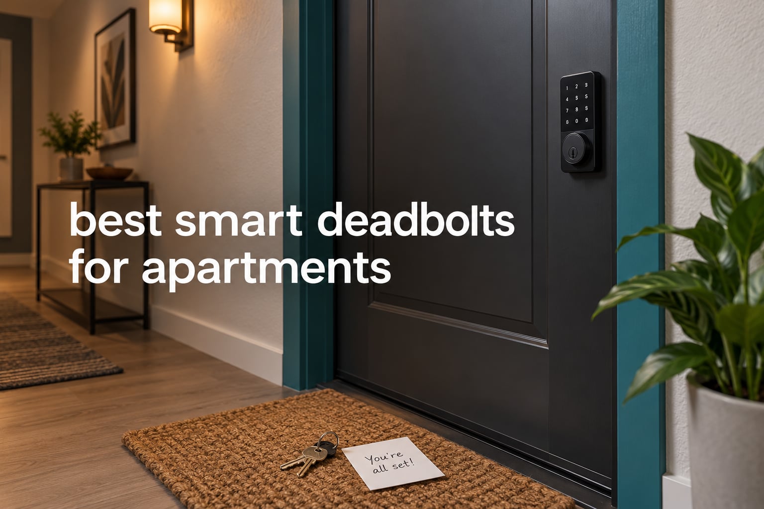 best smart deadbolts for apartments