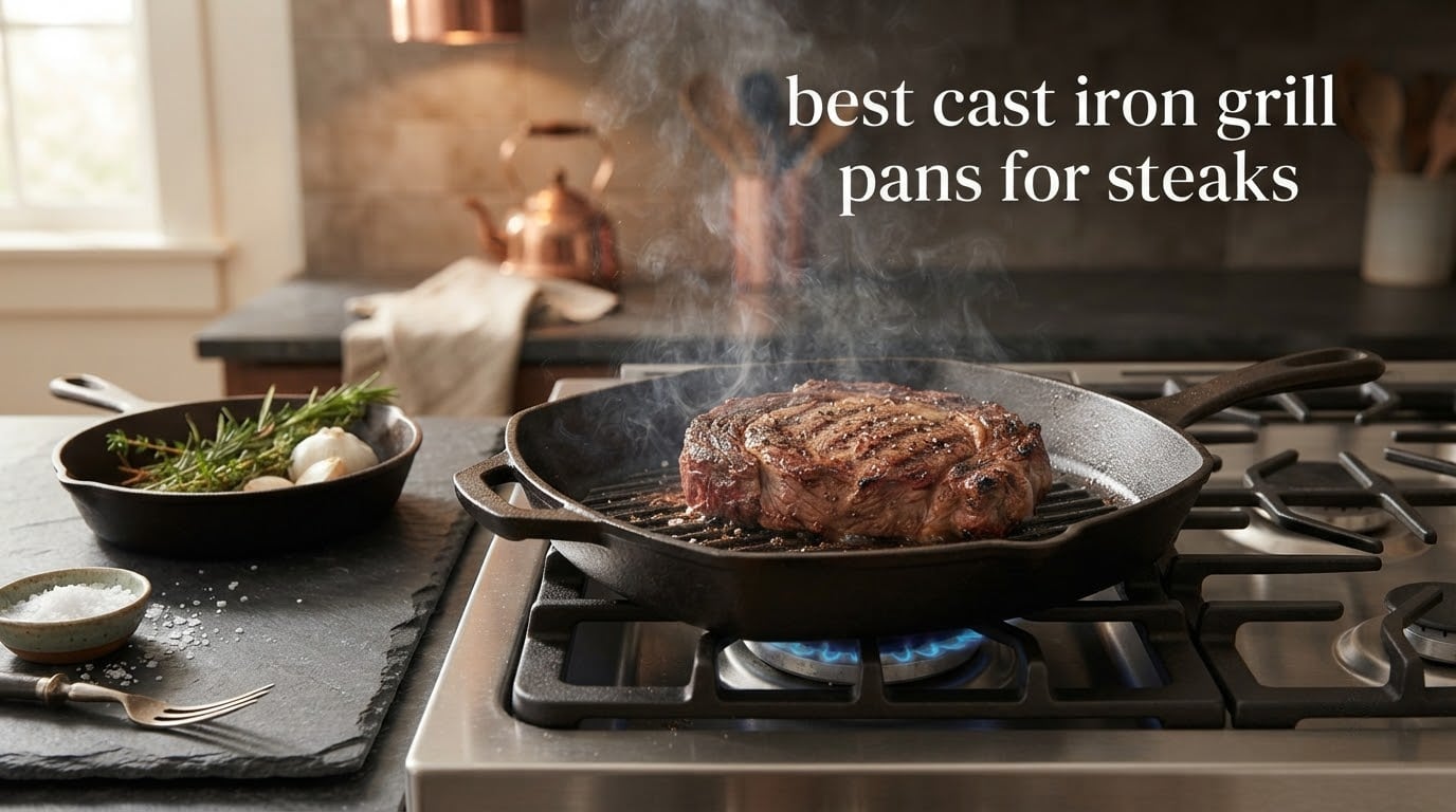 best cast iron grill pans for steaks