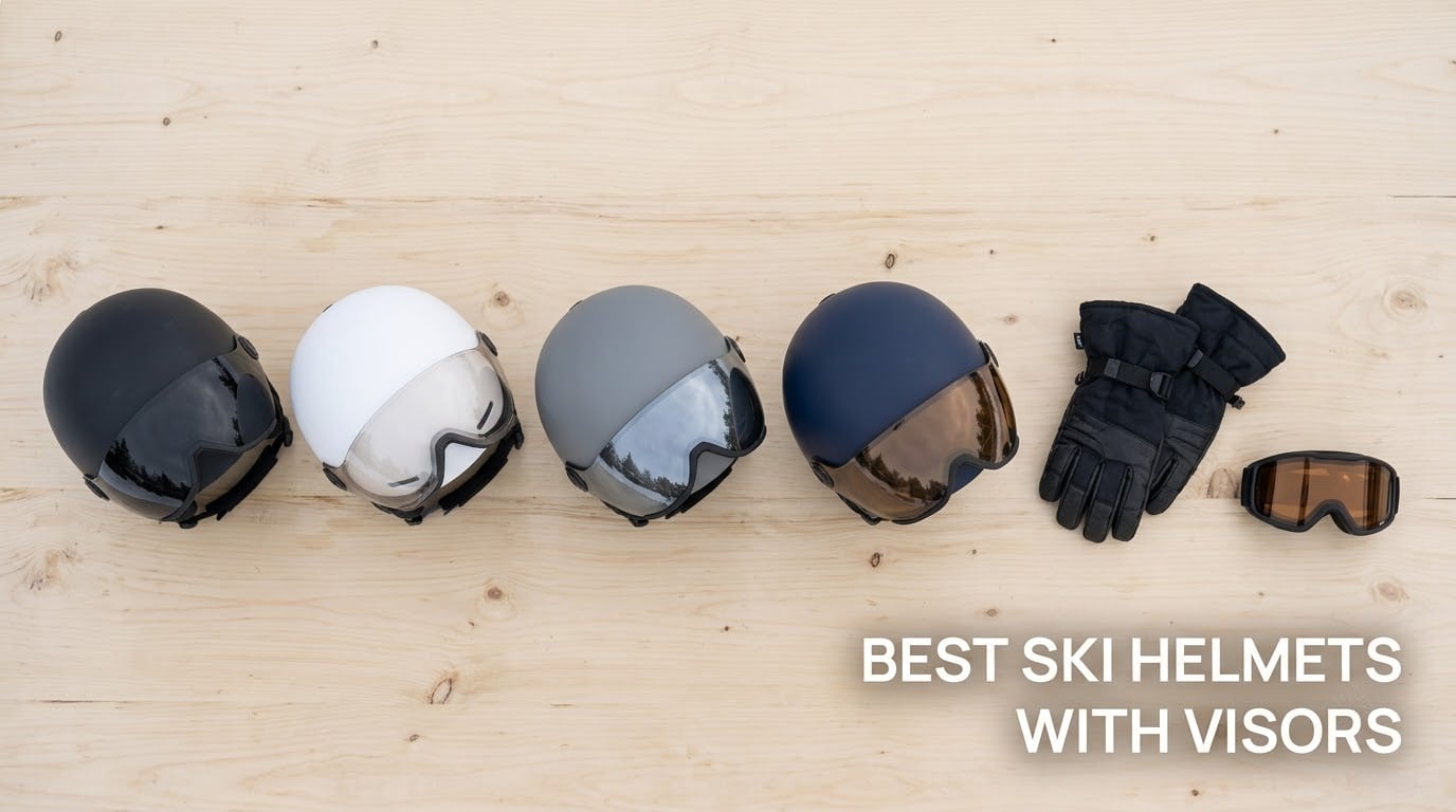 best ski helmets with visors