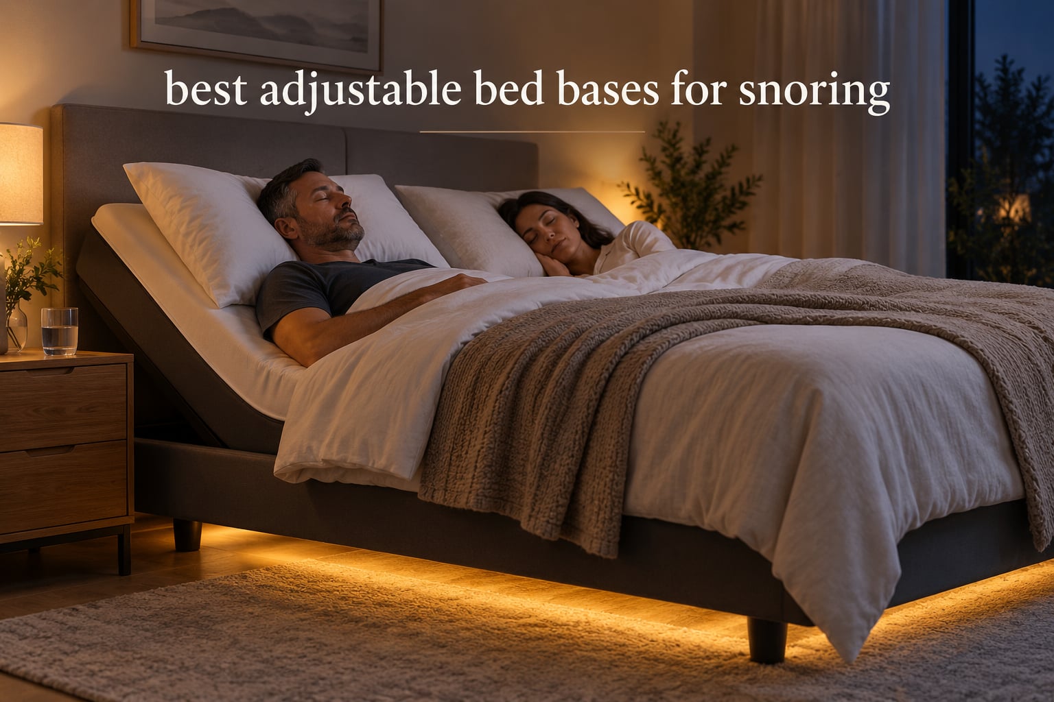 best adjustable bed bases for snoring