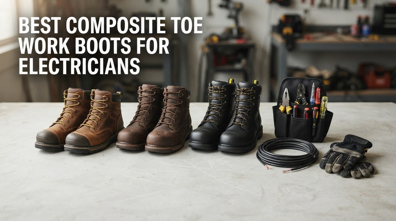 best composite toe work boots for electricians
