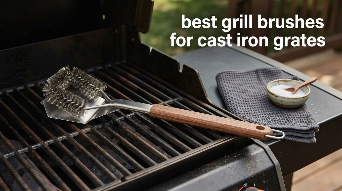 best grill brushes for cast iron grates
