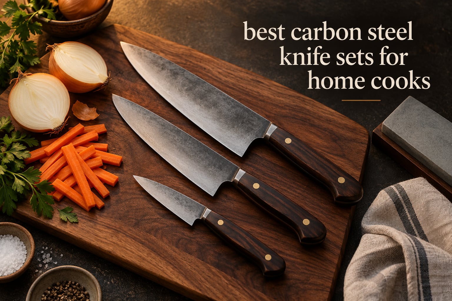 best carbon steel knife sets for home cooks