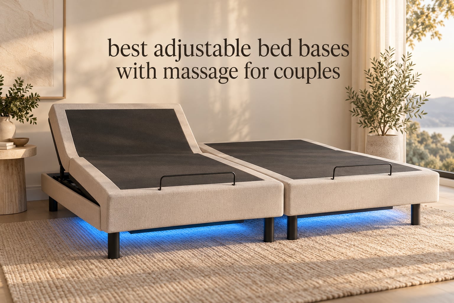 best adjustable bed bases with massage for couples