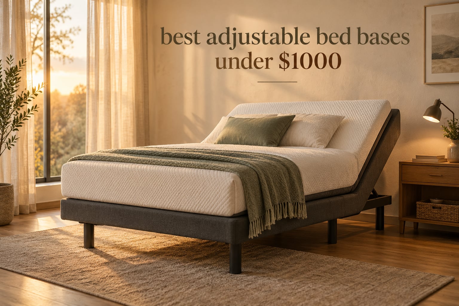 best adjustable bed bases under $1000