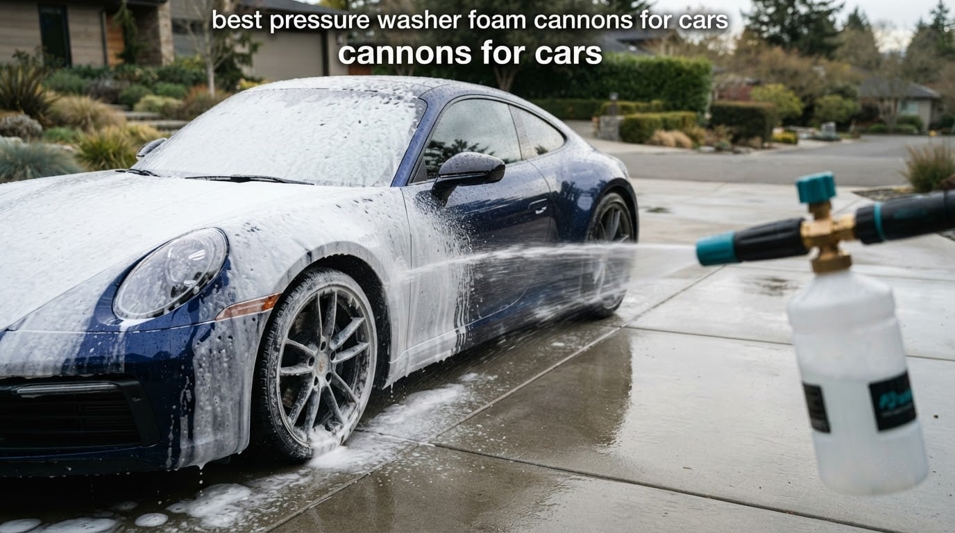 best pressure washer foam cannons for cars