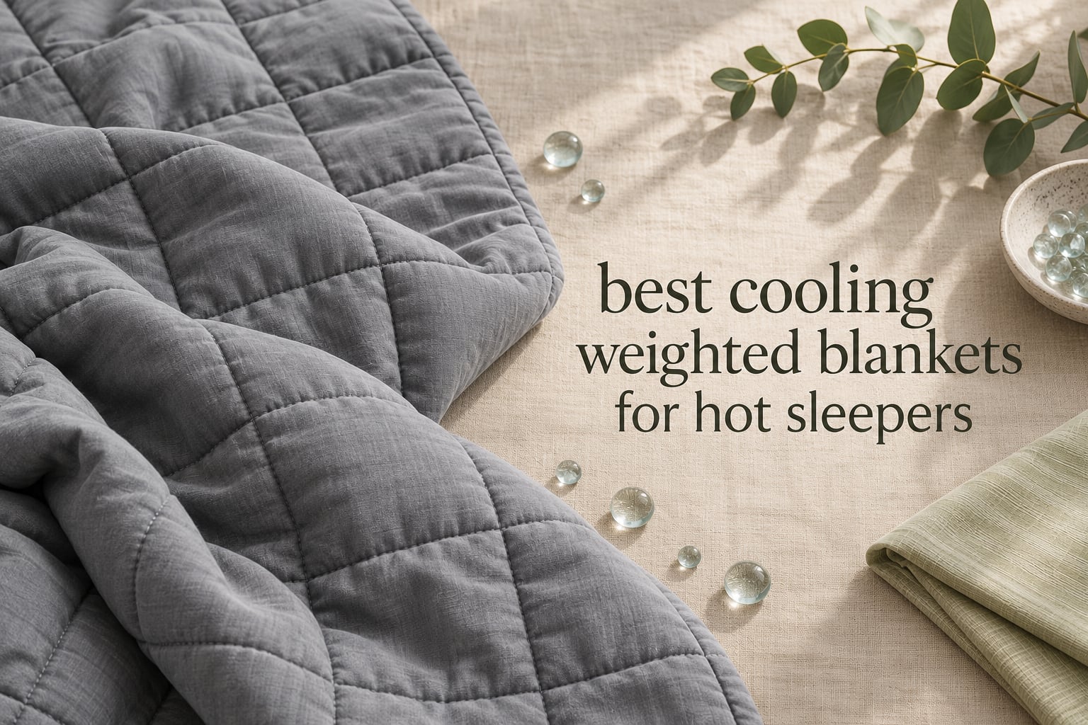 best cooling weighted blankets for hot sleepers