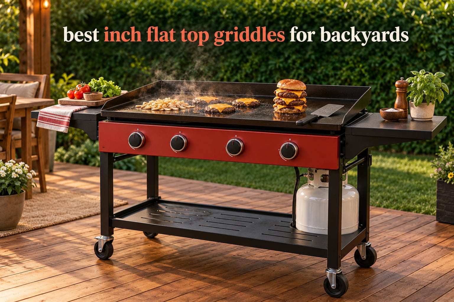best 36 inch flat top griddles for backyards